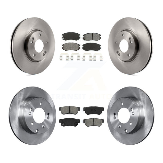 [Avant + Arrière] Kit de Disque et plaquette (semi-métallique) de frein pour Hyundai Sonata 3.3L K8S-101311