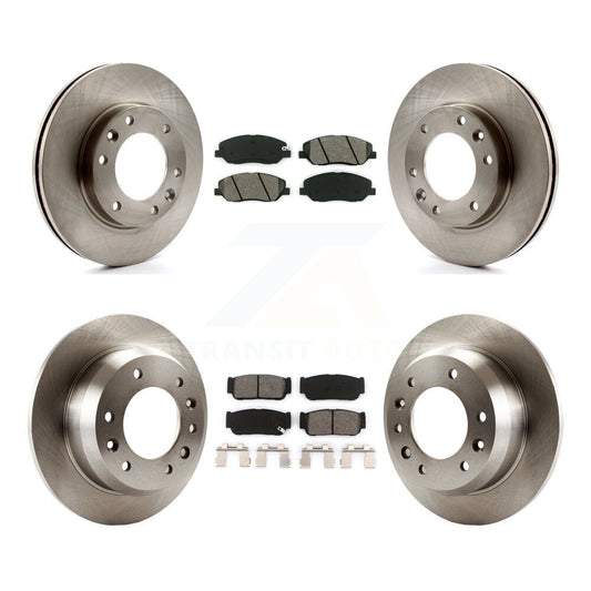 [Avant + Arrière] Kit de Disque et plaquette (semi-métallique) de frein pour Kia Sedona Hyundai Entourage To 04/27/06 K8S-101313
