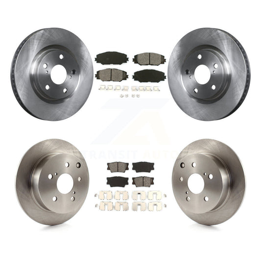 [Avant + Arrière] Kit de Disque et plaquette (semi-métallique) de frein pour Toyota Matrix Pontiac Vibe K8S-101315