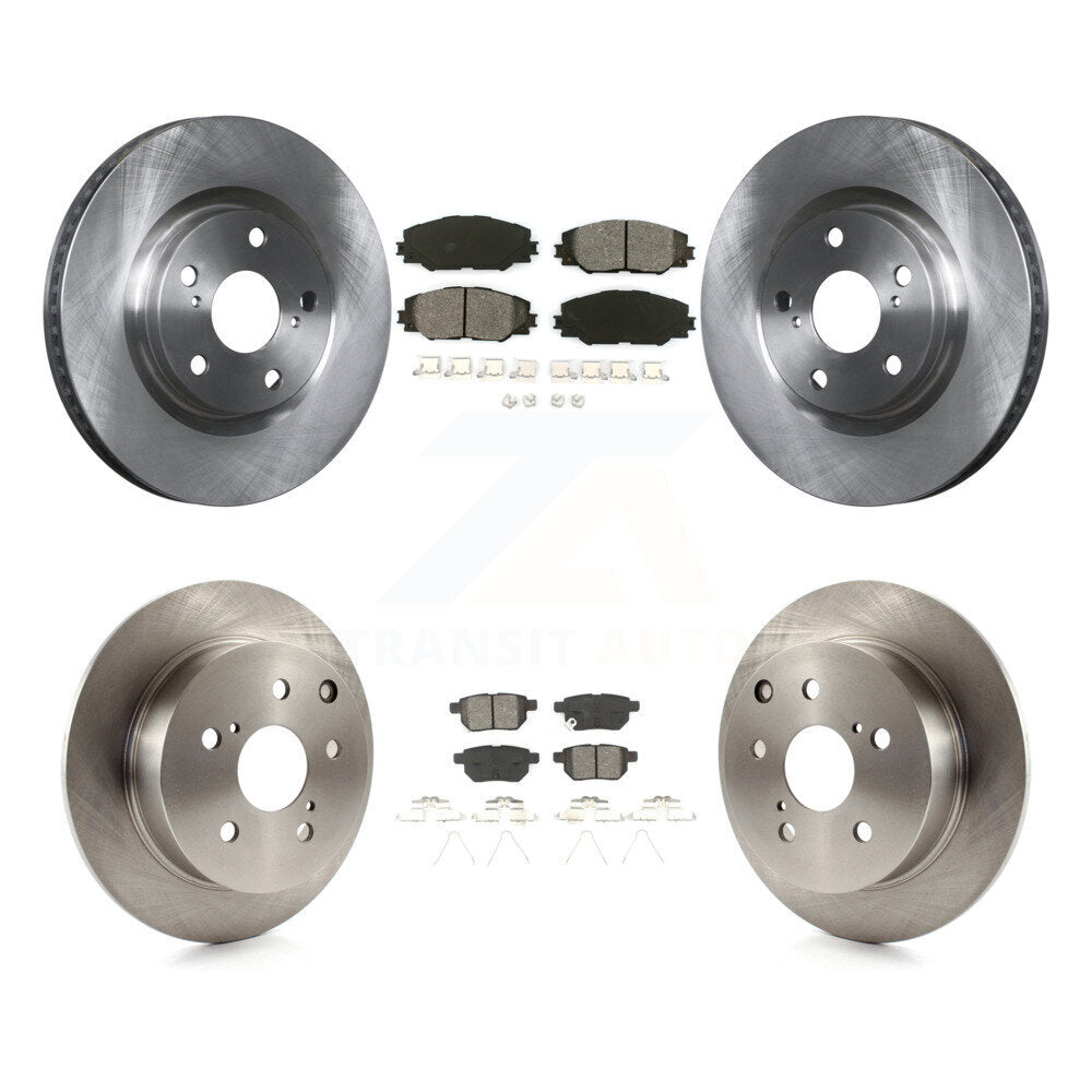 [Avant + Arrière] Kit de Disque et plaquette (semi-métallique) de frein pour 2010 Toyota Matrix XRS K8S-101316