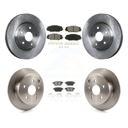 [Avant + Arrière] Kit de Disque et plaquette (semi-métallique) de frein pour 2010 Toyota Matrix XRS K8S-101316