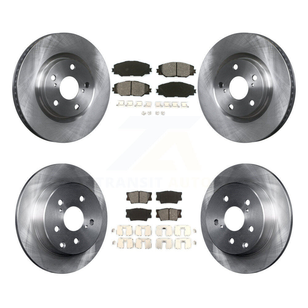 [Avant + Arrière] Kit de Disque et plaquette (semi-métallique) de frein pour Toyota RAV4 K8S-101317