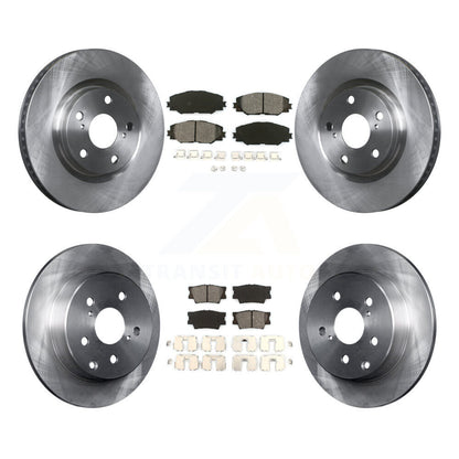 [Avant + Arrière] Kit de Disque et plaquette (semi-métallique) de frein pour Toyota RAV4 K8S-101317