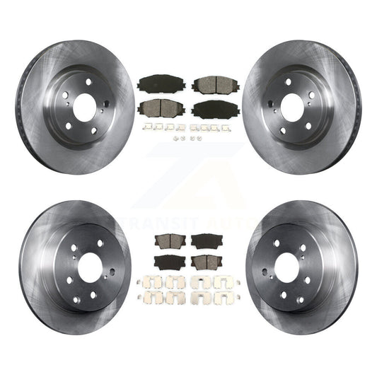 [Avant + Arrière] Kit de Disque et plaquette (semi-métallique) de frein pour Toyota RAV4 K8S-101317