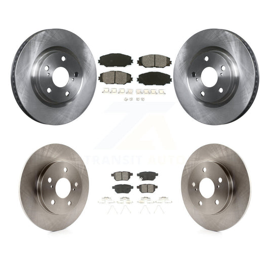 [Avant + Arrière] Kit de Disque et plaquette (semi-métallique) de frein pour Toyota Matrix Pontiac Vibe Corolla iM Scion K8S-101319