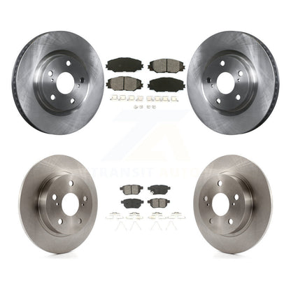 [Avant + Arrière] Kit de Disque et plaquette (semi-métallique) de frein pour 2011-2016 Scion tC K8S-101320