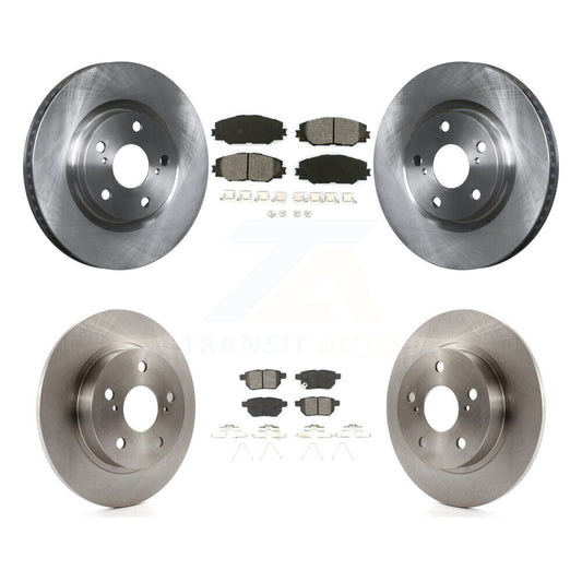 [Avant + Arrière] Kit de Disque et plaquette (semi-métallique) de frein pour 2011-2016 Scion tC K8S-101320
