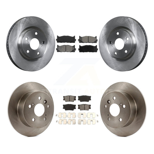[Avant + Arrière] Kit de Disque et plaquette (semi-métallique) de frein pour Toyota Camry Lexus ES350 Avalon K8S-101321