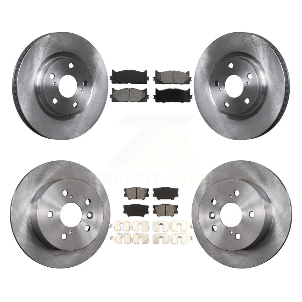 [Avant + Arrière] Kit de Disque et plaquette (semi-métallique) de frein pour Toyota Camry Lexus ES350 Avalon ES300h K8S-101322