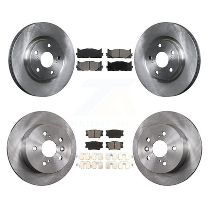 [Avant + Arrière] Kit de Disque et plaquette (semi-métallique) de frein pour Toyota Camry Lexus ES350 Avalon ES300h K8S-101322