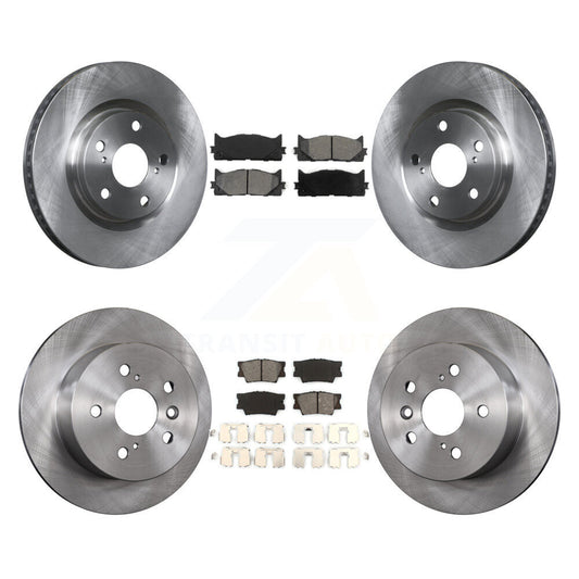 [Avant + Arrière] Kit de Disque et plaquette (semi-métallique) de frein pour Toyota Camry Lexus ES350 Avalon ES300h K8S-101322