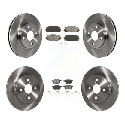 [Avant + Arrière] Kit de Disque et plaquette (semi-métallique) de frein pour 2012-2013 Toyota Yaris L LE K8S-101323