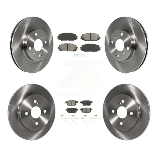 [Avant + Arrière] Kit de Disque et plaquette (semi-métallique) de frein pour 2012-2013 Toyota Yaris L LE K8S-101323
