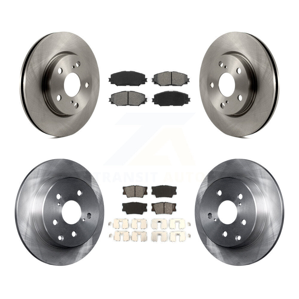 [Avant + Arrière] Kit de Disque et plaquette (semi-métallique) de frein pour Toyota RAV4 Lexus HS250h K8S-101324
