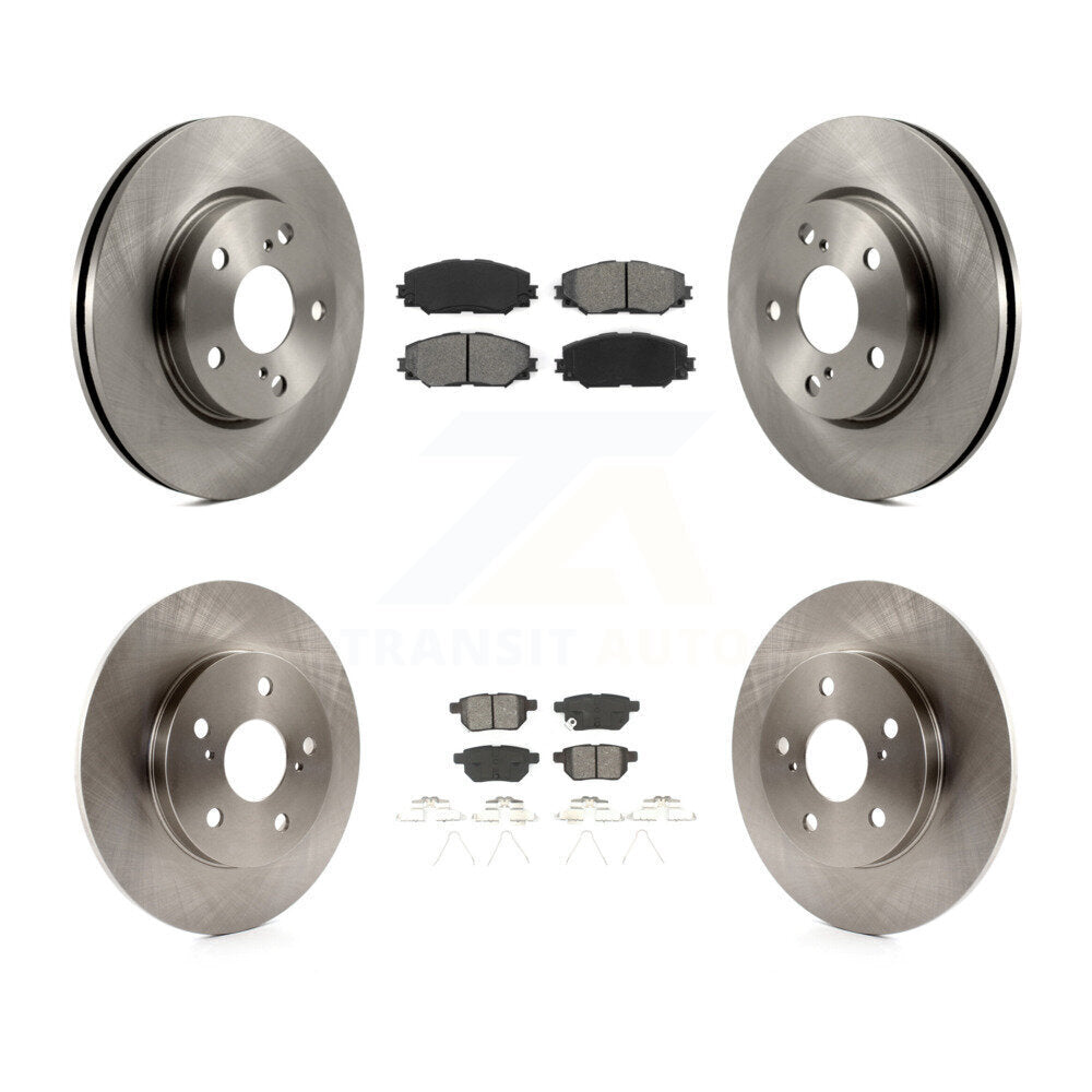 [Avant + Arrière] Kit de Disque et plaquette (semi-métallique) de frein pour 2008-2015 Scion xB K8S-101325