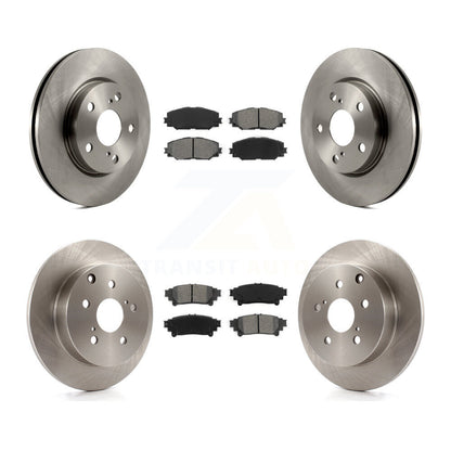 [Avant + Arrière] Kit de Disque et plaquette (semi-métallique) de frein pour 2012-2018 Toyota Prius V K8S-101326