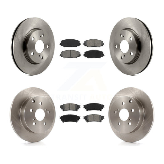 [Avant + Arrière] Kit de Disque et plaquette (semi-métallique) de frein pour 2012-2018 Toyota Prius V K8S-101326