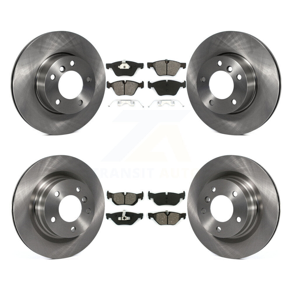 [Avant + Arrière] Kit de Disque et plaquette (semi-métallique) de frein pour BMW 328i 325i 323i K8S-101327