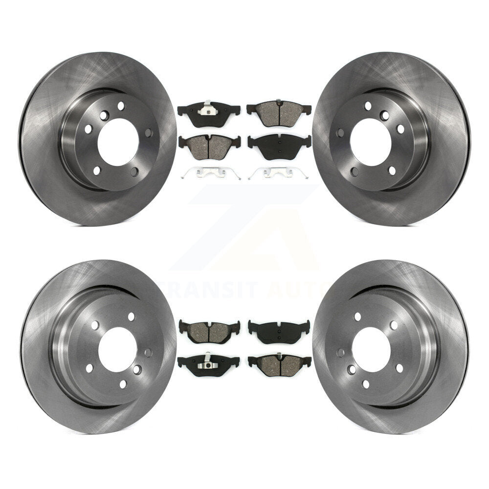 [Avant + Arrière] Kit de Disque et plaquette (semi-métallique) de frein pour BMW 328i 328xi 325xi K8S-101328