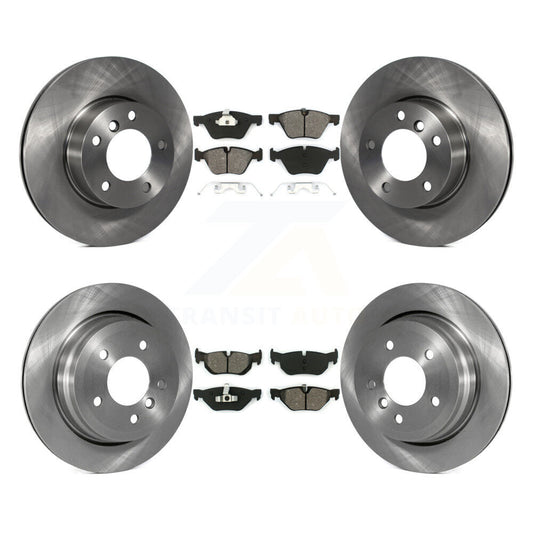 [Avant + Arrière] Kit de Disque et plaquette (semi-métallique) de frein pour BMW 328i 328xi 325xi K8S-101328
