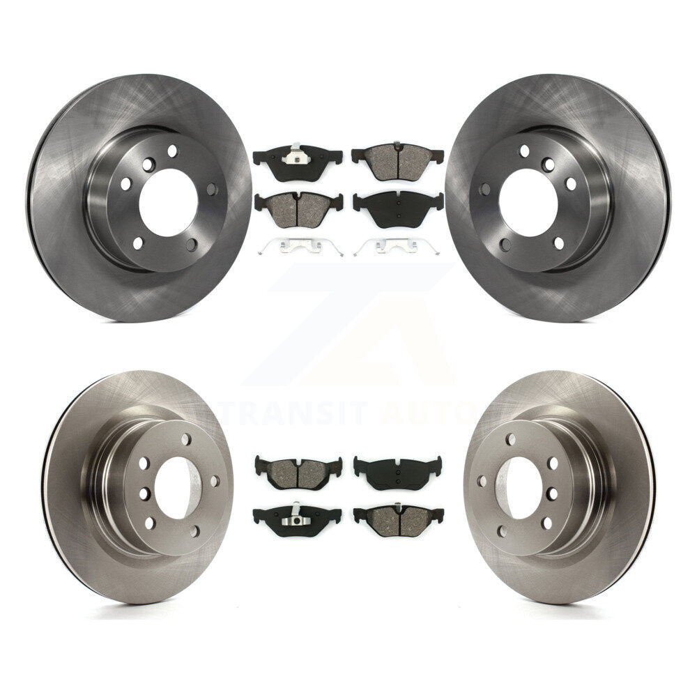 [Avant + Arrière] Kit de Disque et plaquette (semi-métallique) de frein pour 2008-2013 BMW 128i K8S-101329