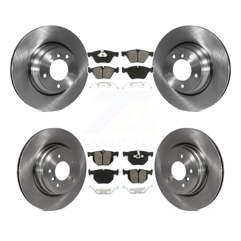 [Avant + Arrière] Kit de Disque et plaquette (semi-métallique) de frein pour 2006 BMW 330i 330xi K8S-101331