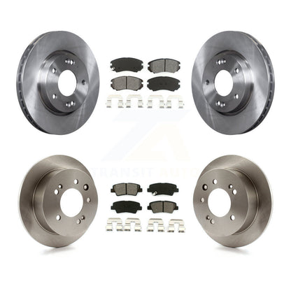 [Avant + Arrière] Kit de Disque et plaquette (semi-métallique) de frein pour 2010 Hyundai Elantra Sedan From 03 23 10 K8S-101336