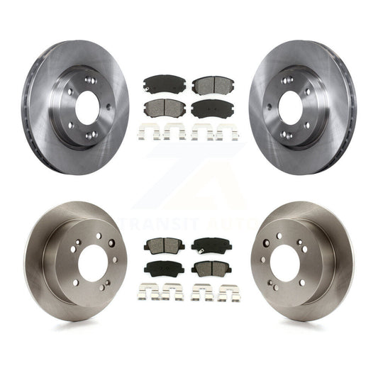 [Avant + Arrière] Kit de Disque et plaquette (semi-métallique) de frein pour 2010 Hyundai Elantra Sedan From 03 23 10 K8S-101336