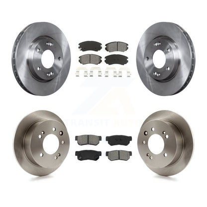 [Avant + Arrière] Kit de Disque et plaquette (semi-métallique) de frein pour Hyundai Elantra K8S-101337