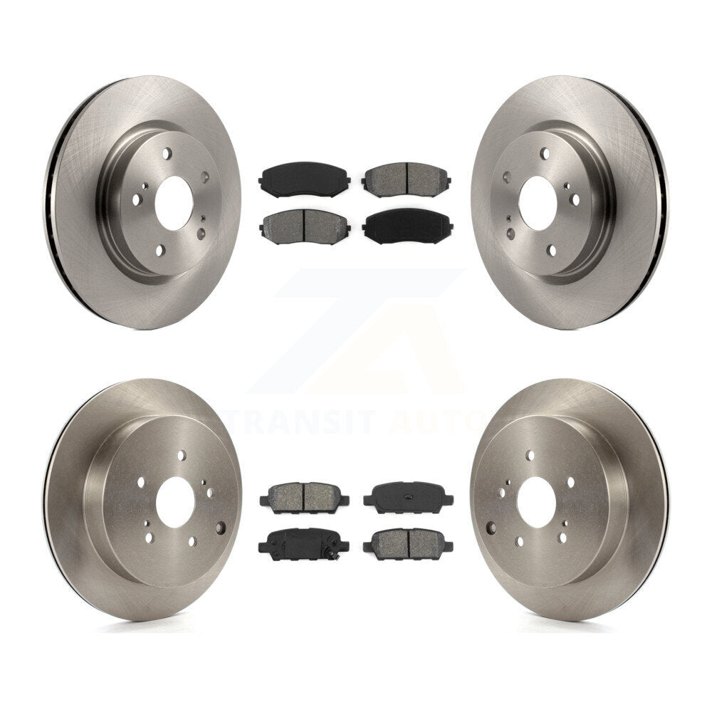 [Avant + Arrière] Kit de Disque et plaquette (semi-métallique) de frein pour 2009-2013 Suzuki Grand Vitara K8S-101338