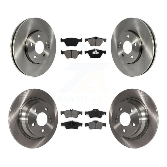 [Avant + Arrière] Kit de Disque et plaquette (semi-métallique) de frein pour Mercedes-Benz E320 E300 K8S-101339