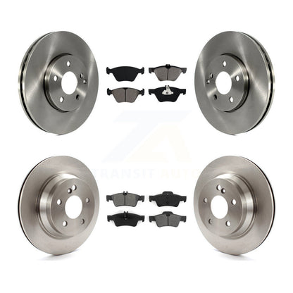 [Avant + Arrière] Kit de Disque et plaquette (semi-métallique) de frein pour Mercedes-Benz E350 E320 AWD K8S-101340