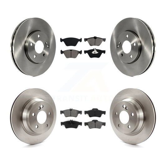 [Avant + Arrière] Kit de Disque et plaquette (semi-métallique) de frein pour Mercedes-Benz E350 E320 AWD K8S-101340