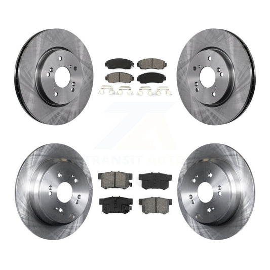 [Avant + Arrière] Kit de Disque et plaquette (semi-métallique) de frein pour Acura RDX K8S-101342
