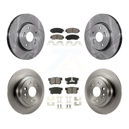 [Avant + Arrière] Kit de Disque et plaquette (semi-métallique) de frein pour Honda Accord Crosstour K8S-101343