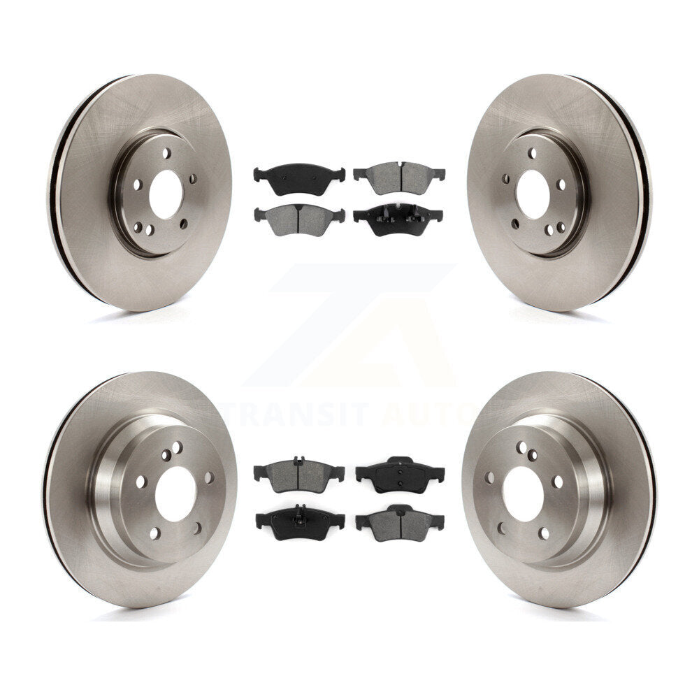 [Avant + Arrière] Kit de Disque et plaquette (semi-métallique) de frein pour Mercedes-Benz E550 AWD K8S-101346