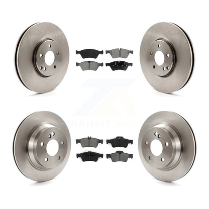 [Avant + Arrière] Kit de Disque et plaquette (semi-métallique) de frein pour Mercedes-Benz E550 AWD K8S-101346