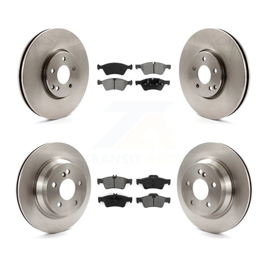 [Avant + Arrière] Kit de Disque et plaquette (semi-métallique) de frein pour Mercedes-Benz E550 AWD K8S-101346