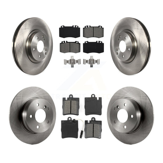 [Avant + Arrière] Kit de Disque et plaquette (semi-métallique) de frein pour Mercedes-Benz C230 C320 SLK350 K8S-101348