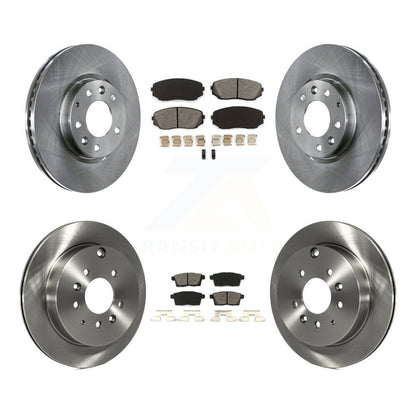 [Avant + Arrière] Kit de Disque et plaquette (semi-métallique) de frein pour Ford Edge Mazda CX-7 Lincoln MKX K8S-101351