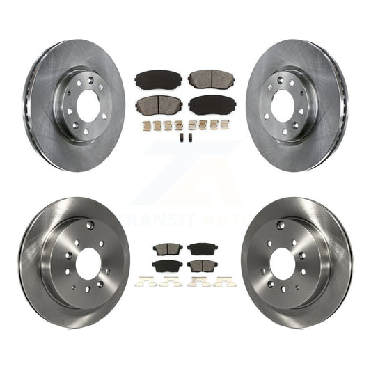 [Avant + Arrière] Kit de Disque et plaquette (semi-métallique) de frein pour Ford Edge Mazda CX-7 Lincoln MKX K8S-101351