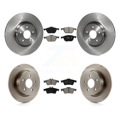 [Avant + Arrière] Kit de Disque et plaquette (semi-métallique) de frein pour 2014 Ford Connect 104.8" wheel base K8S-101354