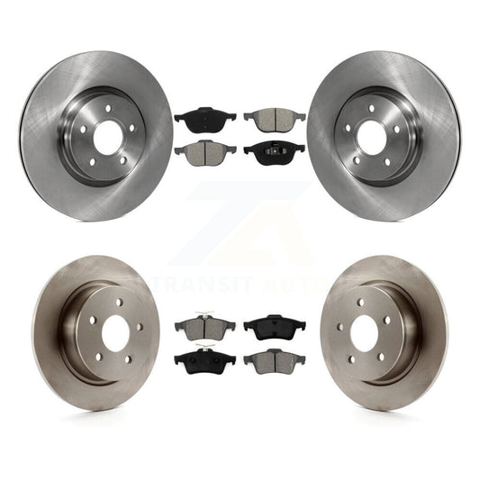 [Avant + Arrière] Kit de Disque et plaquette (semi-métallique) de frein pour 2014 Ford Connect 104.8" wheel base K8S-101354