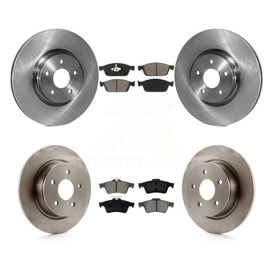 [Avant + Arrière] Kit de Disque et plaquette (semi-métallique) de frein pour Ford Escape Connect K8S-101355