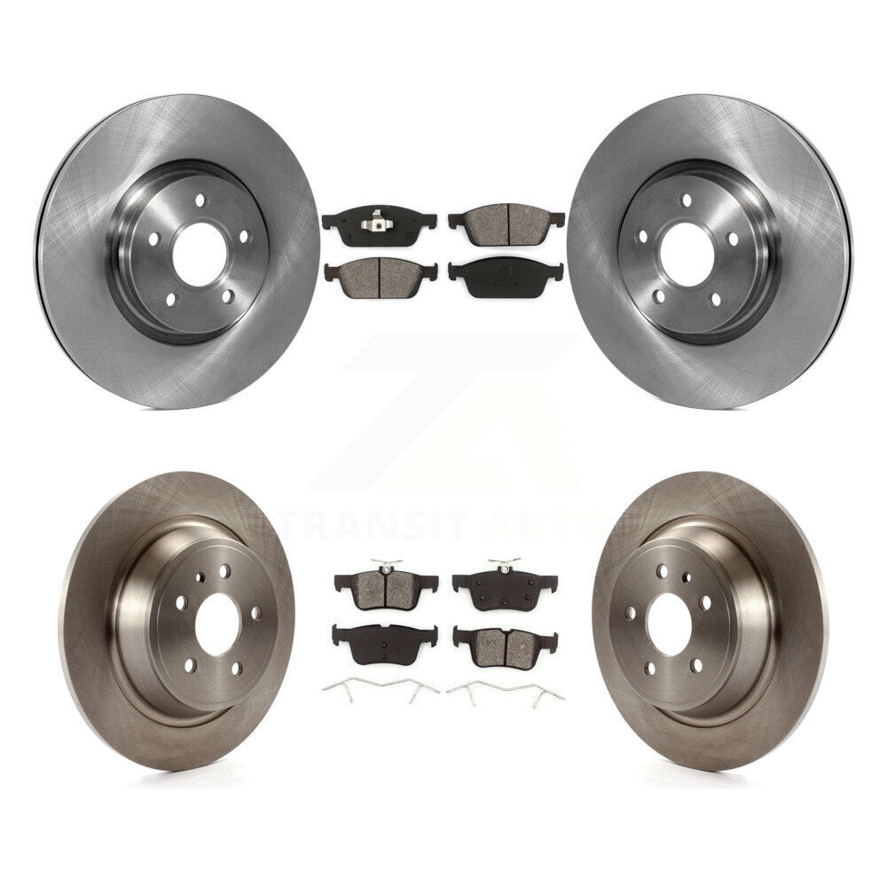 [Avant + Arrière] Kit de Disque et plaquette (semi-métallique) de frein pour Ford Escape Lincoln MKC K8S-101356