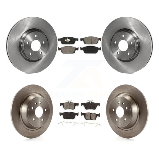 [Avant + Arrière] Kit de Disque et plaquette (semi-métallique) de frein pour Ford Escape Lincoln MKC K8S-101356