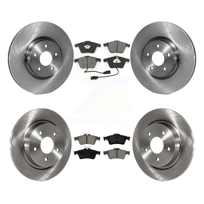 [Avant + Arrière] Kit de Disque et plaquette (semi-métallique) de frein pour Volvo S40 C70 V50 avec 320mm Diameter Rotor K8S-101357