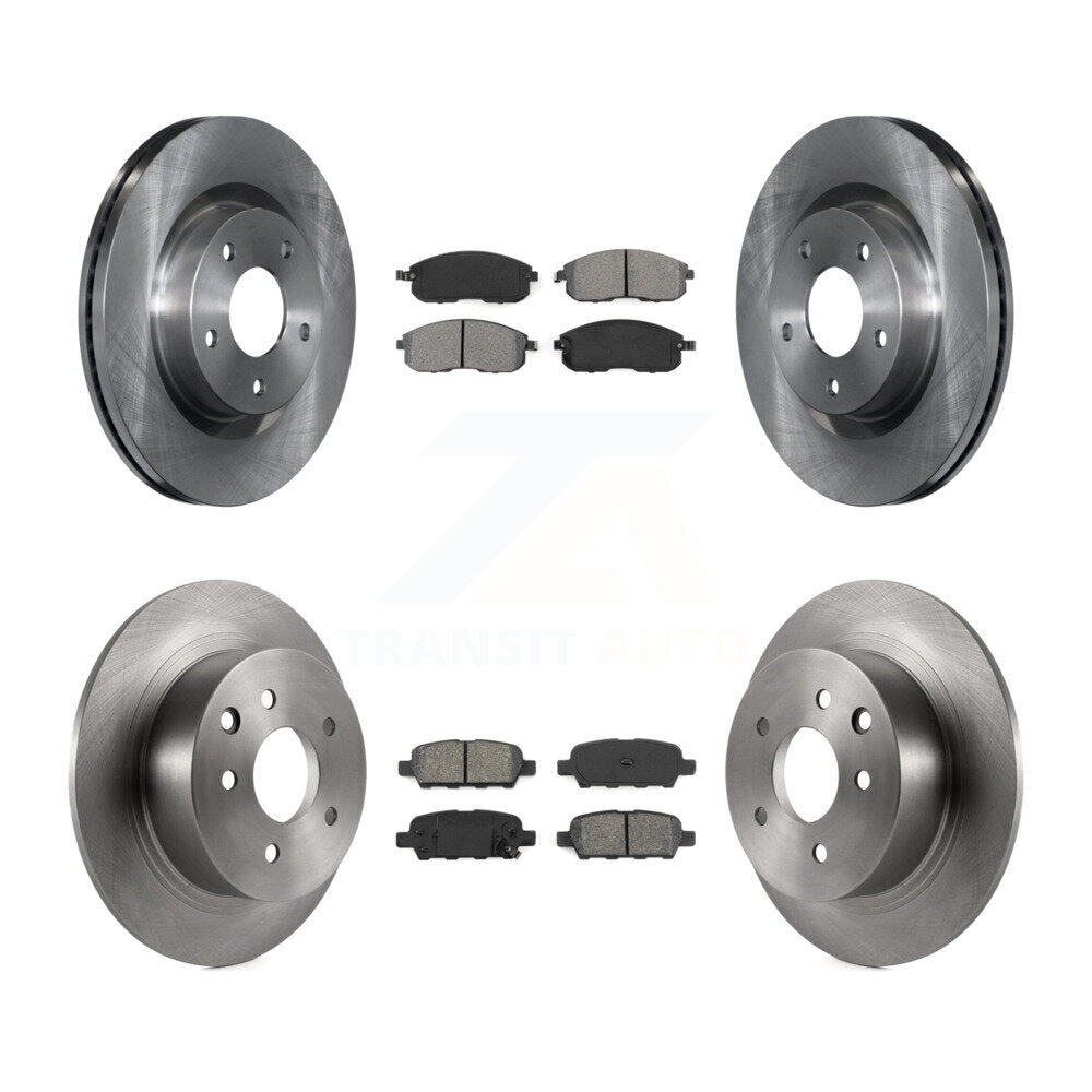 [Avant + Arrière] Kit de Disque et plaquette (semi-métallique) de frein pour Nissan Altima K8S-101358