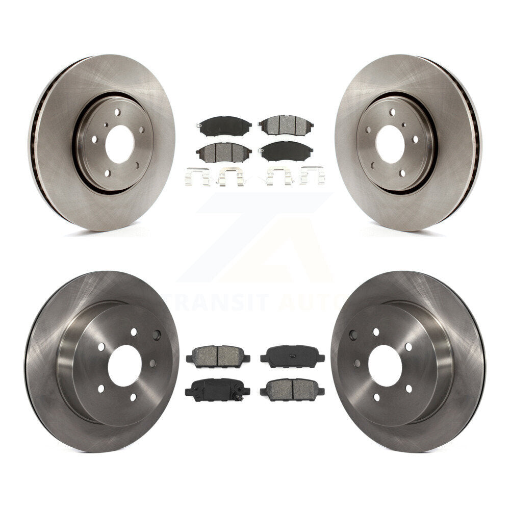 [Avant + Arrière] Kit de Disque et plaquette (semi-métallique) de frein pour Infiniti FX35 FX37 QX70 FX45 INFINITI K8S-101362