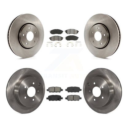 [Avant + Arrière] Kit de Disque et plaquette (semi-métallique) de frein pour Infiniti FX35 FX37 QX70 FX45 INFINITI K8S-101362